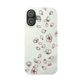 Cherry Blossom Line Art iPhone Case