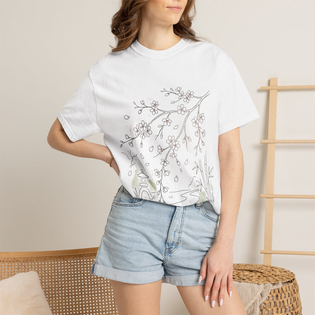 T-Shirt — Cherry Blossom Garden Tee