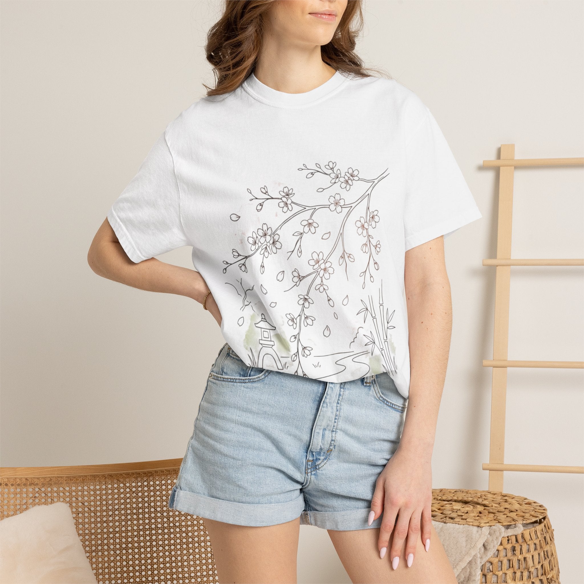 T-Shirt — Cherry Blossom Garden Tee